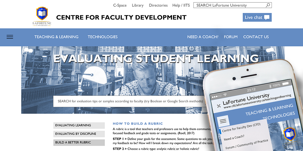 The Redesigned Website